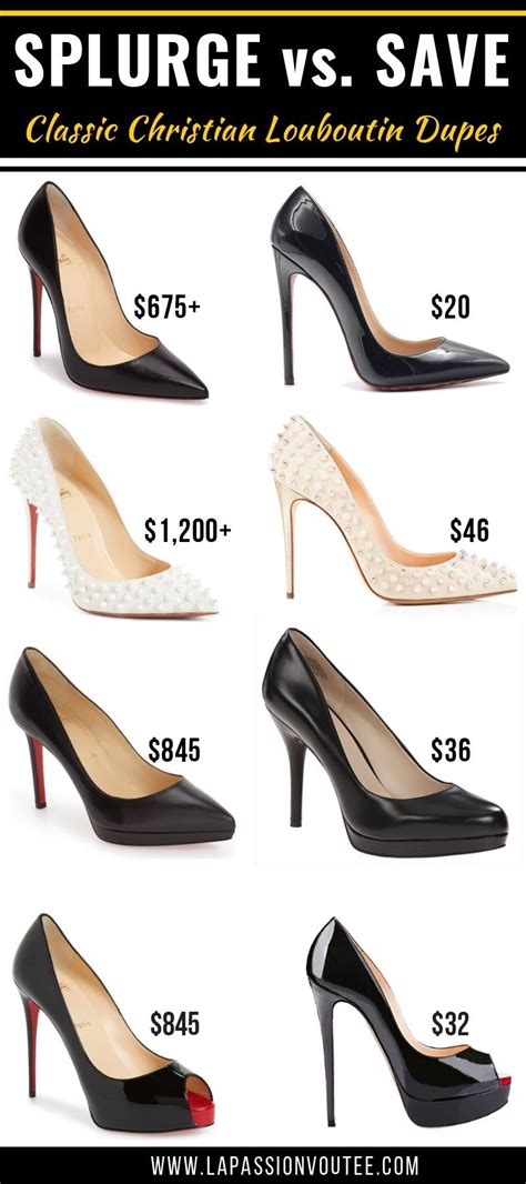 christian louboutin dupe shoes|christian louboutin look alike shoes.